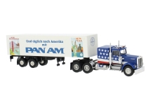 Brekina 86264 - H0 - Kenworth Koffer-Sattel PanAm